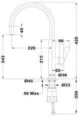 Teka TEKA Drezová batéria FOT 995 U-STONE 116030046 - Teka