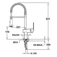 Teka TEKA Drezová batéria KOBE PRO CR 1816002 - Teka