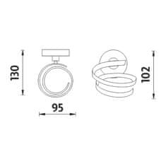 NIMCO Unix UN 13011-26 Držiak na fén chróm - Nimco