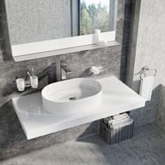 Ravak umývadlo Ceramic 550 O Slim keramické white XJX01155001 - Ravak