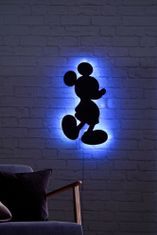 ASIR GROUP ASIR Nástenná dekorácia MICKEY MOUSE s LED podsvietením 30 cm modrá