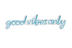 ASIR GROUP ASIR Nástenná dekorácia s LED podsvietením GOOD VIBES ONLY modrá 79 cm