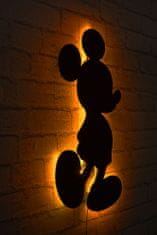 ASIR GROUP ASIR Nástenná dekorácia s LED podsvietením MICKEY MOUSE oranžová 30 cm