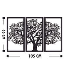 ASIR GROUP ASIR Drevená dekorácia na stenu STROM 105 cm