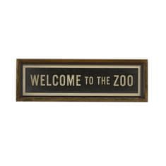 ASIR GROUP ASIR Obraz na stenu WELCOME TO THE ZOO 19 cm MDF