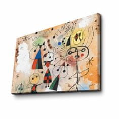 ASIR GROUP ASIR Reprodukcia plátna KARNEVAL HARLEKINOV, J. MIRÓ 45 cm