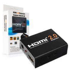 Opakovač HDMI, zosilňovač 4Kx2K Spacetronik HDRE02