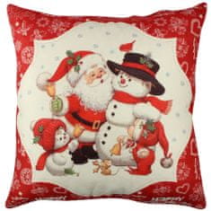 ASIR GROUP ASIR Dekoračný vankúšik SANTA 43 cm bavlna/polyester