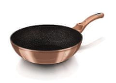 Berlingerhaus Wok s mramorovým povrchom 28 cm Rosegold Metallic Line