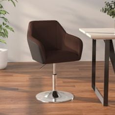 Vidaxl Barová stolička hnedá umelá koža