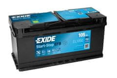 Exide EFB 105Ah Autobatéria Start-Stop 12V , 950A , EL1050