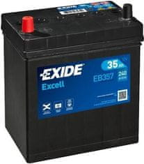 Exide Excell 35Ah Autobatéria , 12V , 240A ... ĽAVÁ !!! EB357