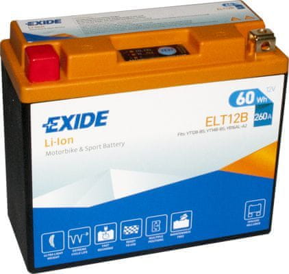 Exide motobatéria ELT12B