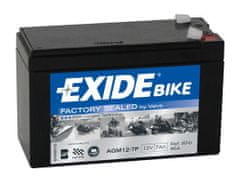 Exide motobatéria AGM 12 V, 7Ah, 85A, AGM12-7F