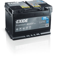 Exide Premium 77Ah Autobatéria 12V , 760A , EA770