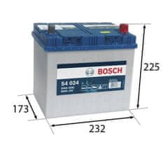 Bosch S4 60Ah Autobatéria 12V , 540A , 0 092 S40 240