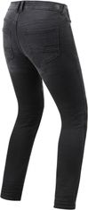 REV´IT! nohavice jeans VICTORIA SF Long dámske medium černo-šedé 29