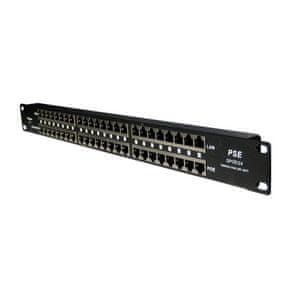 Oem POE Patch panel FTP kat. 5e 24x LAN 1U do racku 19"