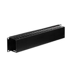 Oem Organizátor káblov rack 19" 2U kovový s krytom