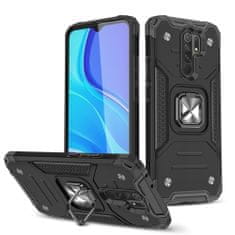 WOZINSKY Puzdro Wozinsky Ring armor pre Xiaomi Redmi Note 9/Redmi 10X 4G - Čierna KP10499