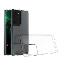 IZMAEL Priesvitné ochranné puzdro pre Samsung Galaxy S21 Ultra 5G - Transparentná KP9949