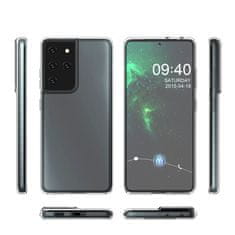 IZMAEL Priesvitné ochranné puzdro pre Samsung Galaxy S21 Ultra 5G - Transparentná KP9949