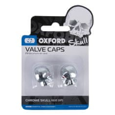 Oxford čiapočky ventilčeka SKULL OX766 silver