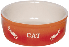 Nobby Miska pre mačky "Gradient Cat" oranžová 250ml