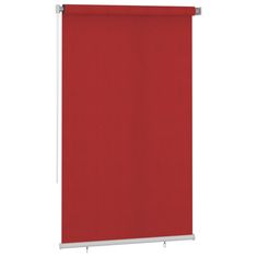 Vidaxl Vonkajšia zatemňovacia roleta 140x230 cm červená HDPE