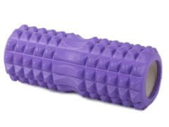 Masážny fitness valec ROLLER YOGA 32x13 cm, fialová F-220-FI