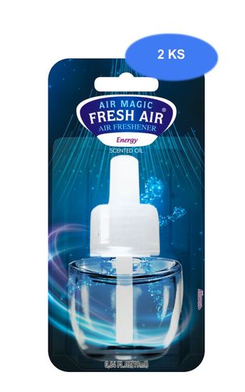 Fresh Air náhradná náplň elektrického osviežovača 19 ml Energy (2 ks)