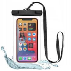 Tech-protect Waterproof vodotesné puzdro na mobil 6.9'', čierne