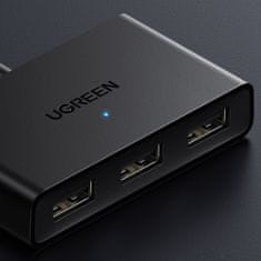 Ugreen CM409 Switch adaptér 3x USB 2.0, čierny
