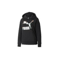 Puma Mikina čierna 164 - 169 cm/S Classics Logo Hoodie