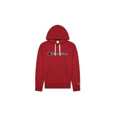 Champion Mikina červená 178 - 182 cm/M Hooded Sweatshirt