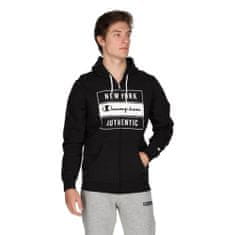 Champion Mikina čierna 178 - 182 cm/M Hooded Full Zip Sweat