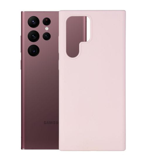 Nuvo Silikónový obal NUVO na Samsung Galaxy S22 Ultra ružový