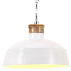 Petromila vidaXL Industriálna závesná lampa 42 cm, biela E27