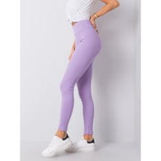 BASIC FEEL GOOD Dámske rebrované legíny SANJA Purple RV-LG-6379.11X_363090 XL