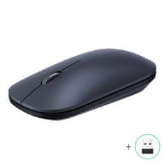 shumee Praktická bezdrôtová myš pre USB počítač, čierna