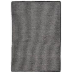Petromila vidaXL Vonkajší koberec s plochým tkaním 160x230 cm sivý