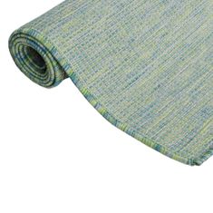 Petromila vidaXL Vonkajší koberec s plochým tkaním 200x280 cm tyrkysová