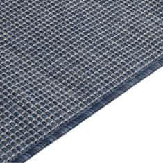Petromila vidaXL Vonkajší koberec s plochým tkaním 200x280 cm modrý
