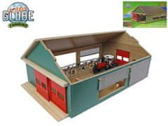 Kids Globe Stajňa pre kone drevená 64x42x26,5 cm 1:32