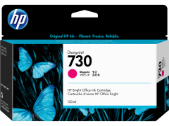 HP 730 130-ml Magenta DesignJet Ink Cartridge, P2V63A