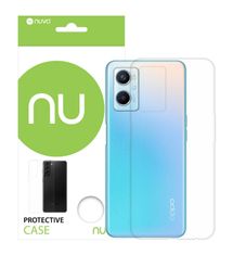 Nuvo Gumený obal na Oppo A96 priehľadný