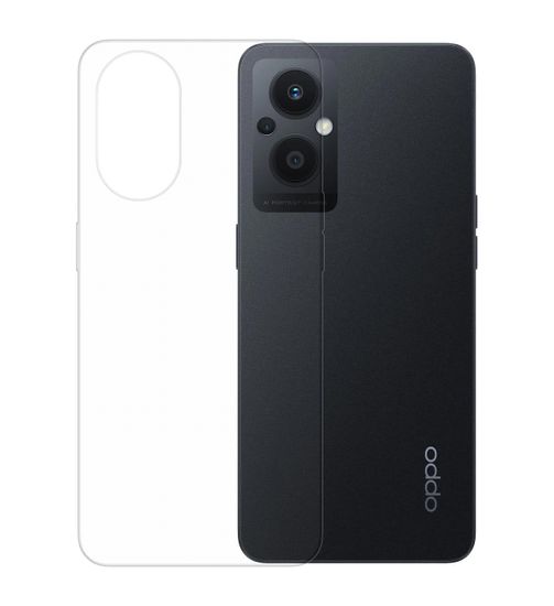 Nuvo Gumený obal na Oppo Reno7 Lite 5G priehľadný