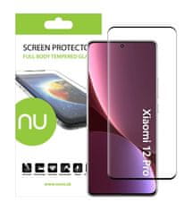 Nuvo ochranné sklo na displej pre Xiaomi 12 Pro čierny rám