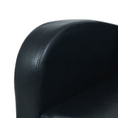 Petromila vidaXL 2-dielna sedacia súprava, umelá koža, čierna