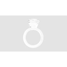 Chisa novelties Get LockDiamond Cock Ring-Clear